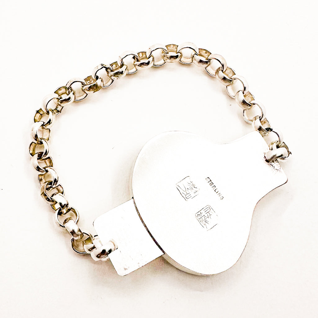 Unmentionables Clasp Bracelet with Sugalite Stone