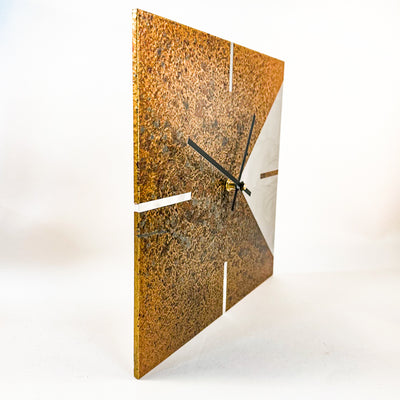 Verge Wall Clock in Sandstone