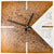 Verge Wall Clock in Sandstone