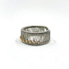 left side view of Sterling Ring with Gold Filled Balls by Tana Acton