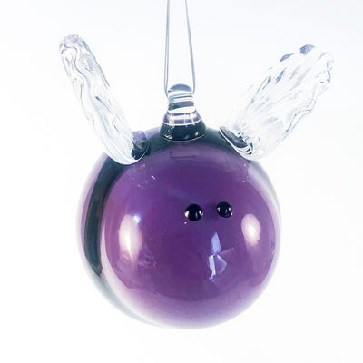 Purple Blown Glass Bee by Jennifer Nauck