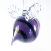 back view of Purple Blown Glass Bee by Jennifer Nauck