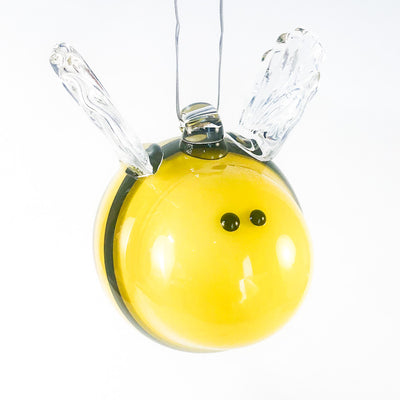 Yellow Blown Glass Bee by Jennifer Nauck