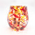 Red, Gold & Silver Wine Tumbler by Nate Nardi