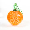 Large Speckled Orange Pumpkin with Curly Green Stem