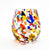 Multi Colored Speckled Wine Tumbler by Nate Nardi