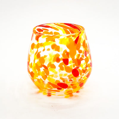 Orange, Yellow, and Red Wine Tumbler