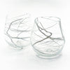 White Zizzle Wine Tumbler