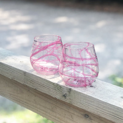 Pink Zizzle Wine Tumbler