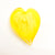 Yellow Heart Paperweight