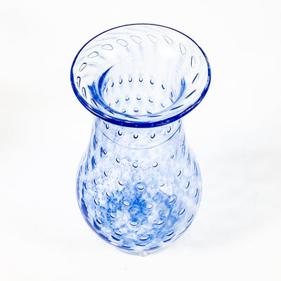 Blue Pineapple Bubble Vase