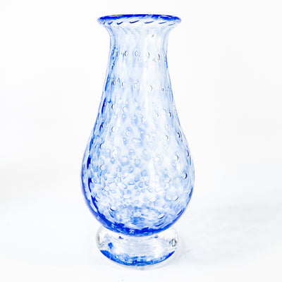 Blue Pineapple Bubble Vase