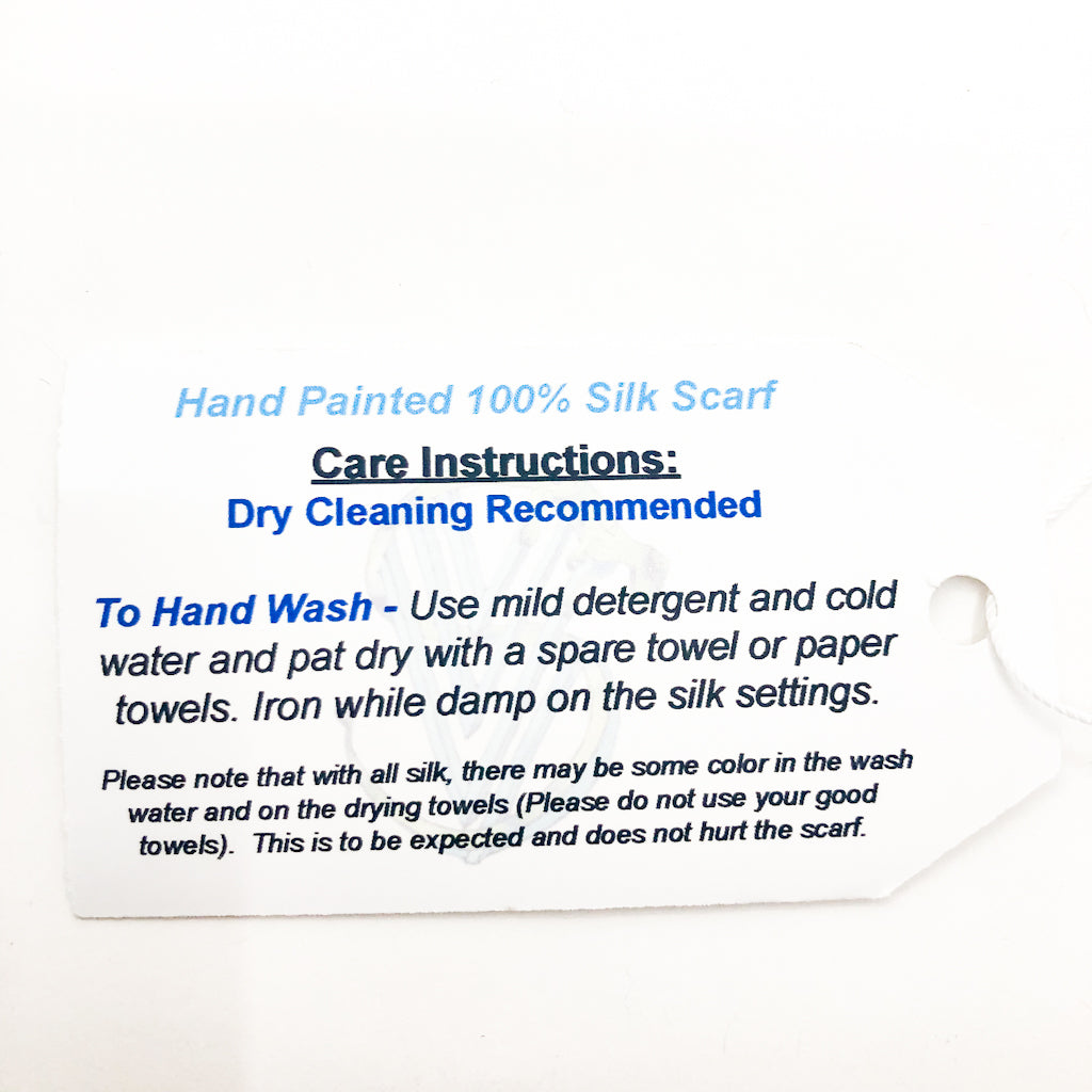 Green & Black Batik Silk Scarf