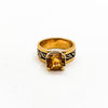 14k Gold Ring Citrine