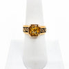 14k Gold Ring Citrine