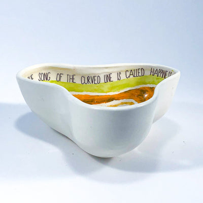side view of Small Triangle Dish by Ruchi Gupta