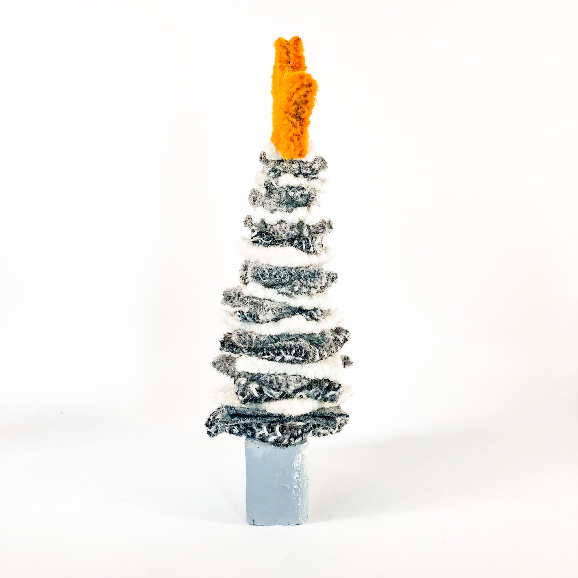 Medium Neutrals Christmas Tree with Gold Star