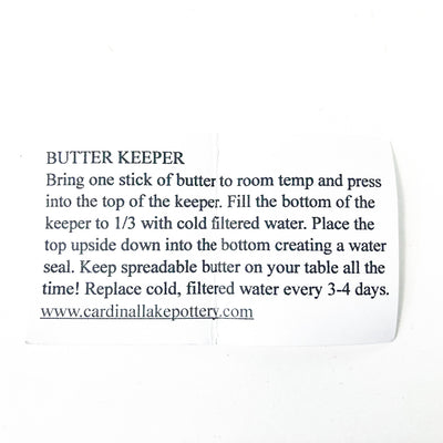 Two Part Butter Keeper
