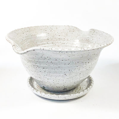 Large Berry Bowl with Catch Plate