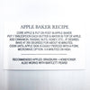 recipe for Apple Baker by Terrie Ponder Watch