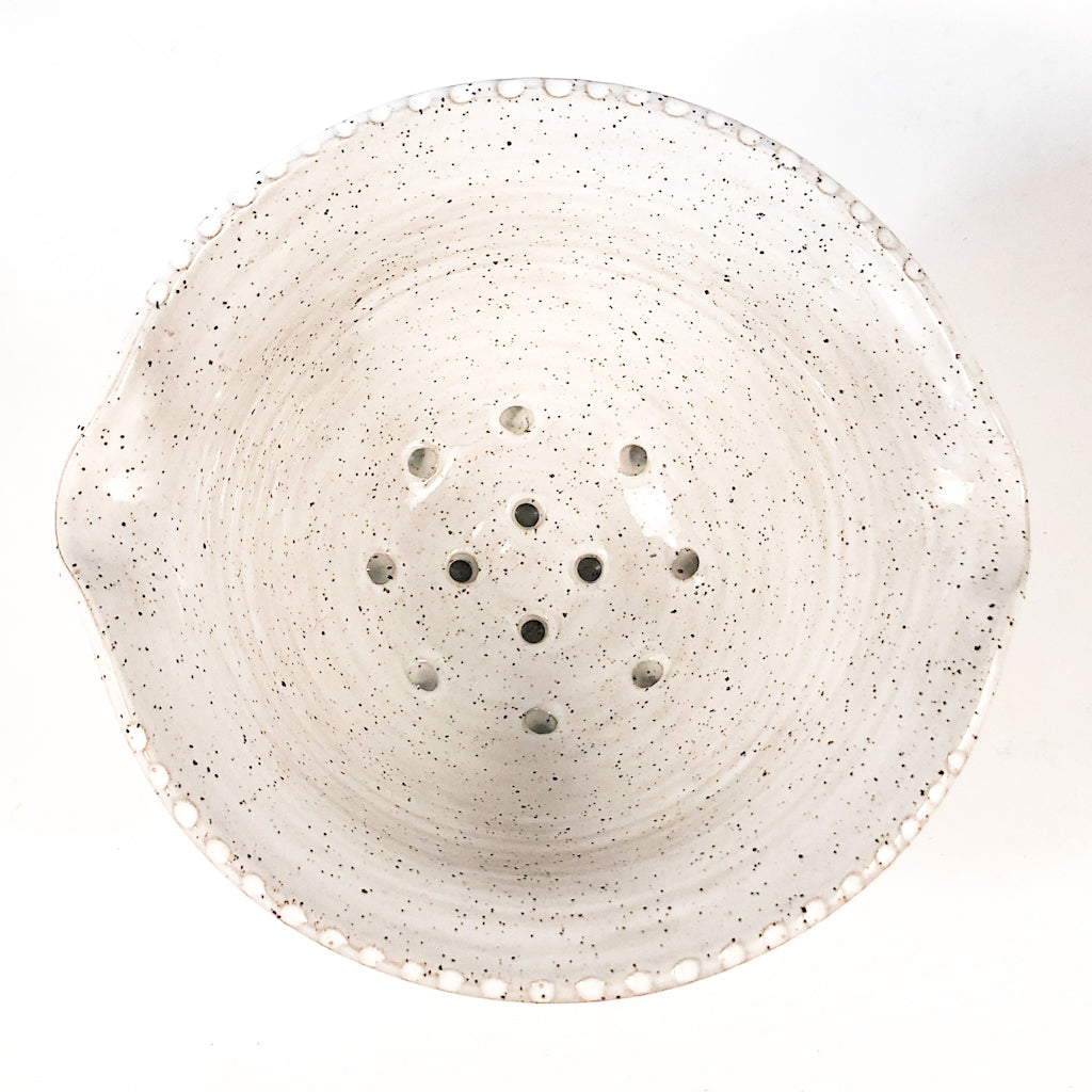 Large Berry Bowl with Catch Plate