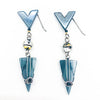 Asymmetrical Triangle Earrings