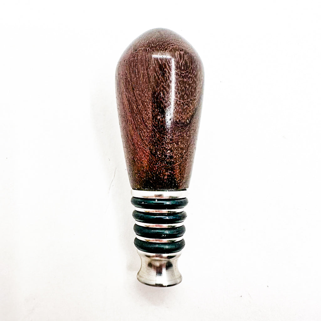 Wood &  Stainless Steel Bottle Stopper