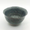 over top angle view of Charcoal Flared Rim Bowl by Nona Kelhofer