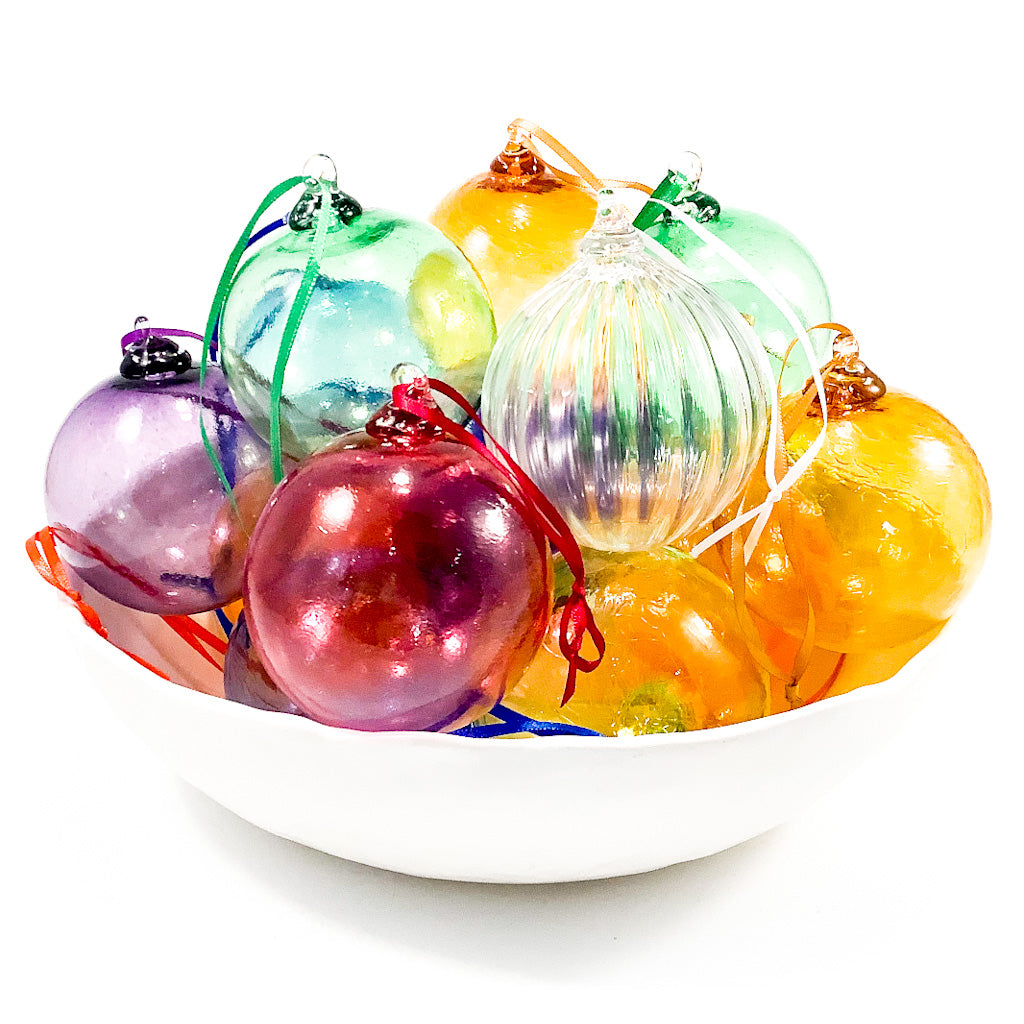 Transparent Glass Ornaments