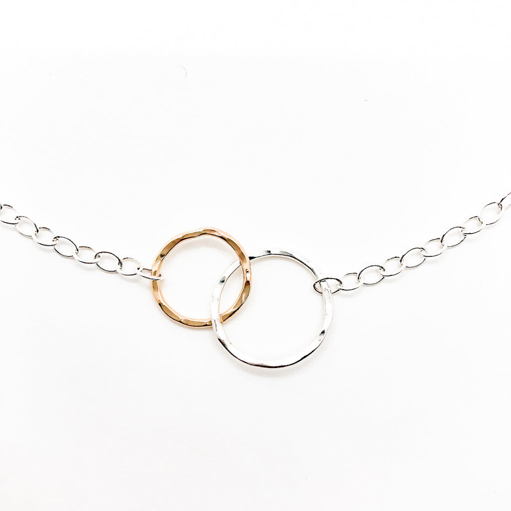 14k Gold Filled & Sterling Maggie Necklace