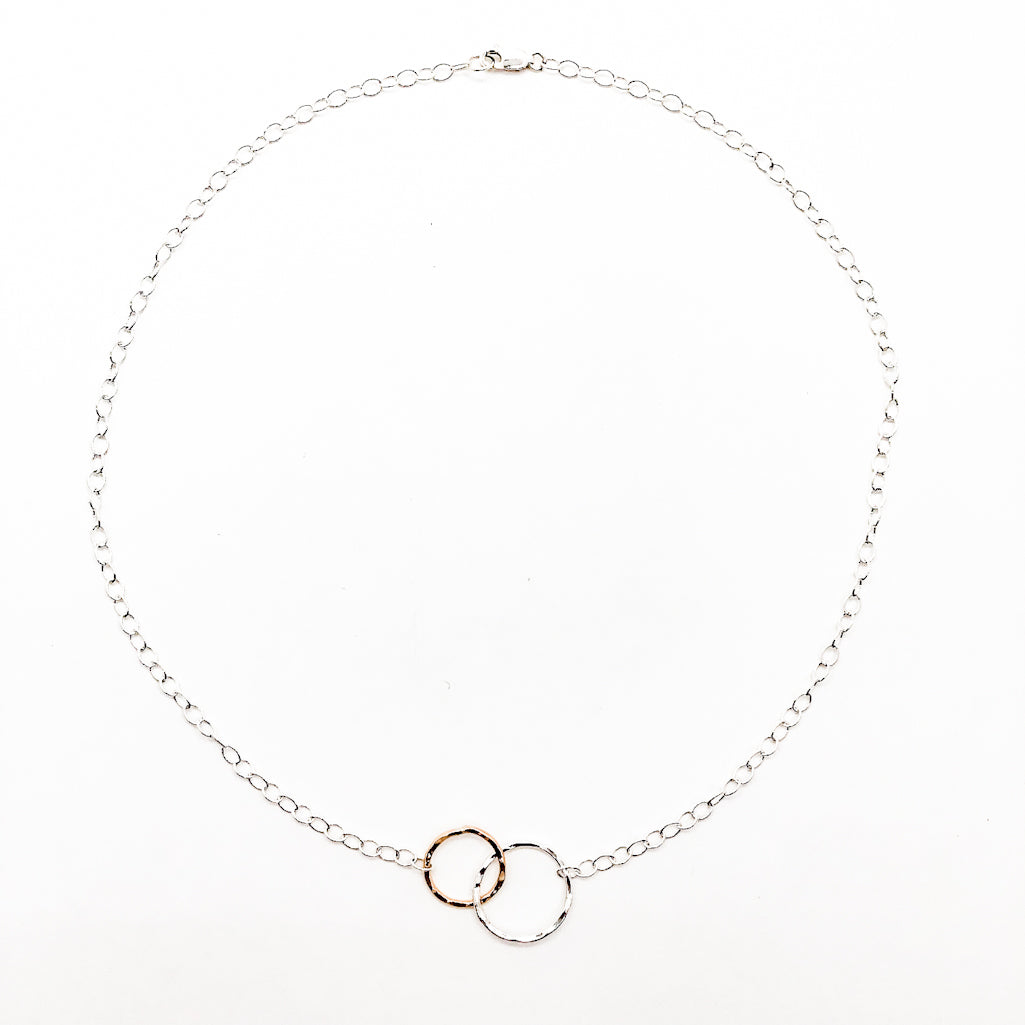 14k Gold Filled & Sterling Maggie Necklace