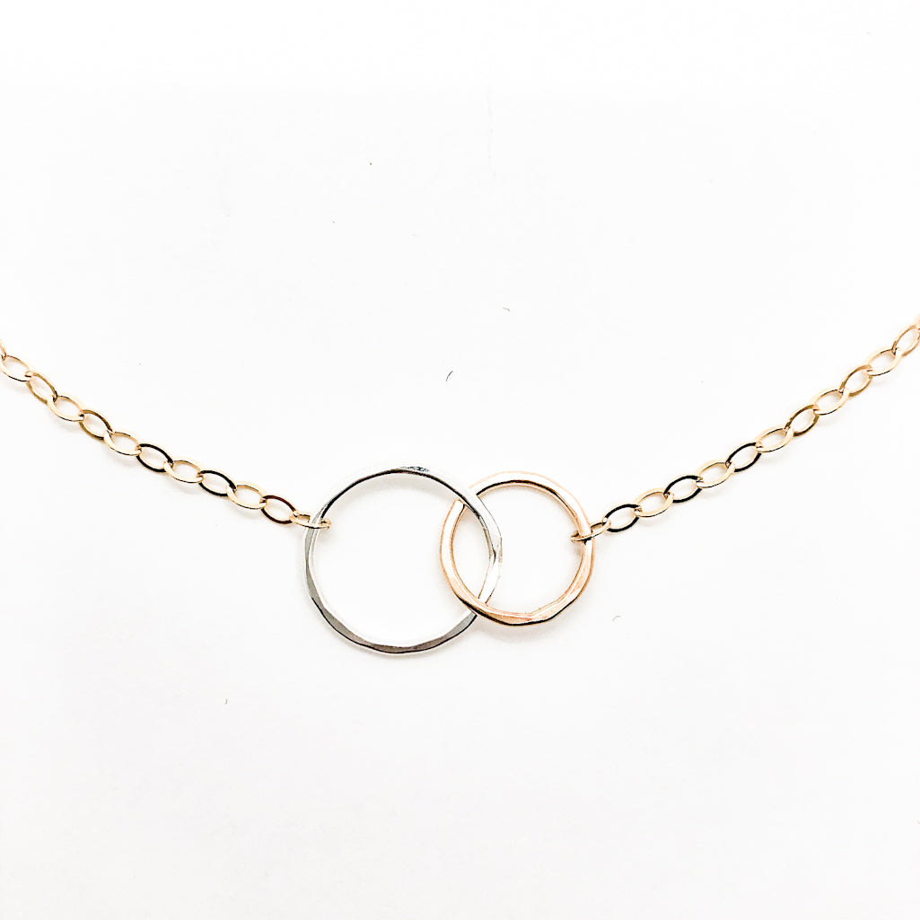 14k Gold Filled & Sterling Maggie Necklace