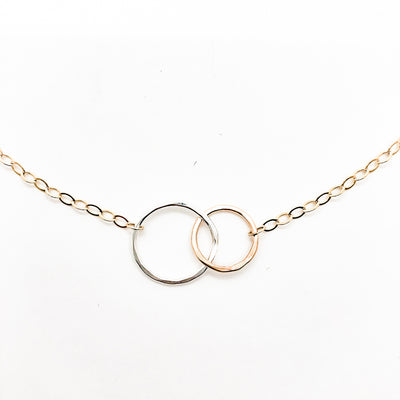 14k Gold Filled & Sterling Maggie Necklace