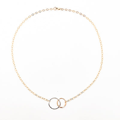 14k Gold Filled & Sterling Maggie Necklace