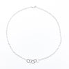 Sterling 5 Circle Maggie Necklace