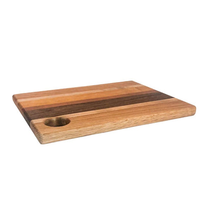 Cutting Board with Oak, Mulberry and Walnut