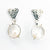 Sterling Not Naught Earrings with Pearls